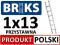 DRABINA ALUMINIOWA PRZYSTAWNA BRIKS 1x13 [3,70m]