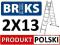 DRABINA ALUMINIOWA BRIKS PRZYSTAWNO-ROZSTAWNA 2x13