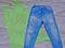 FLUO tunika+legginsy jeans 146 152 komplet na lato