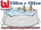 ogrodowy STELAŻOWY BASEN BESTWAY 330cm 56246 5w1