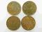 4 X 1 GROSZ 1936-39, ŁADNY STAN.