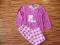 Piżama 2-cz Ciepła fiolet rozm.98 NAJTANIEJ ! Zima