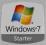 Oryginalna Naklejka Windows 7 Starter 17.5x17.5mm