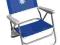 Leżak, Krzesło Plażowe Bikini PA560B. Niebieskie