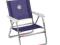 Leżak, Krzesło Plażowe Plaz PA600B. Niebieskie