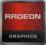 Naklejka Radeon Graphics Oryginał 16x16mm