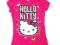 Dziewczęca różowa koszulka Hello Kitty, 6 lat