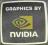 Naklejka Graphics By Nvidia Oryginał 18x18mm