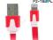 Kabel USB Apple iPhone iPad 5  Lightning czerwony
