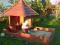 Drewniany domek z piaskownicą dla dziecka OKAZJA