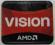 Naklejka Amd Vision Oryginał 19.5x16.5mm