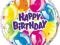 Balon foliowy BALONIKI Happy Birthday 45 cm