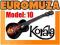 Korala PUC-30-10 Black with flam Ukulele Sopranowe