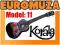 Korala PUC-30-11 Black with red Ukulele Sopranowe