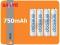 `4 akumulatorki Sanyo Eneloop AAA HR-4UTGB 750mAh