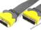 Przyłącze kabel  SCART EURO - SCART EURO PŁASKI 3m
