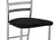 Krzesło kuchenne metalowe czarne