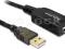 Przedłużacz aktywny USB A (M) - A (F) 20 M