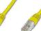 Patch cord kat.5e UTP, CU, AWG 26/7, żółty 2m
