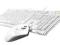 Zestaw klawiatura + mysz KM-720620D USB Biały