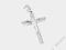 Krzyżyk srebrny