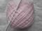 WŁÓCZKA  BAWEŁNA  100% j. różowa  52  dkg