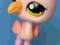 Littlest Pet Shop LPS Figurka PTAK flaming