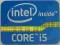 Oryginalna Naklejka Intel Core i5 24x18mm