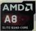 Naklejka Amd A8 Elite Quad Core 19.5x16.5mm