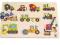 Hape drewniane puzzle pojazdy budowlane puzle