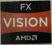 Naklejka Amd Vision FX 19.5x16.5mm
