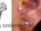 Kolczyk do ucha tragusa ear piercing crystal 1.2/6