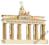 ~ PUZZLE DREWNIANE 3D ~ BRAMA BRANDENBURG ~