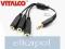 rozgałęziacz mini jack / 3x gn mini jack VITALCO