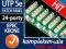 24-portowy PATCH PANEL do szaf RACK 19 UTP CAT.5E