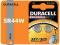 `2 baterie Duracell SR44W SilverOxide 357/303 1,5V