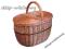 Kosz na piknik Wiklinowy kosz piknikowy - 42 cm -