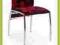 Krzesło metalowe K119 czarno / czerwony - Halmar