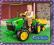 JOHN DEERE- TRAKTOR Z PRZYCZEPĄ  NA AKUMULATOR 12V