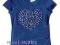 H&amp;M NOWA BLUZKA SERCE NIEB__146/152 okazja