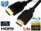 Kabel HDMI - HDMI ver. 1,4 GOLD FULL HD - 1m