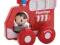 Drewniany pojazd straż pożarna auto Plan Toys