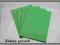 Papier kolorowy 100 ark A4 zielony groszek