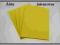 Papier kolorowy 100 ark A4 żółty intensywny