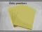 Papier kolorowy 100 ark A4 żółty pastelowy