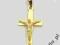 ZŁOTY KRZYŻYK PREZENT BIERZMOWANIE KOMUNIA ŚLUB