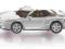 Siku 1337 Porsche 911 Turbo Cabrio srebrny