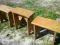 stary drewniany stołek stołeczek taboret UNIKAT