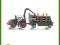 SIKU Traktor z Przyczepą z Balami Drewna