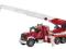 Bruder straż pożarna z drabiną i pompą wody  02821